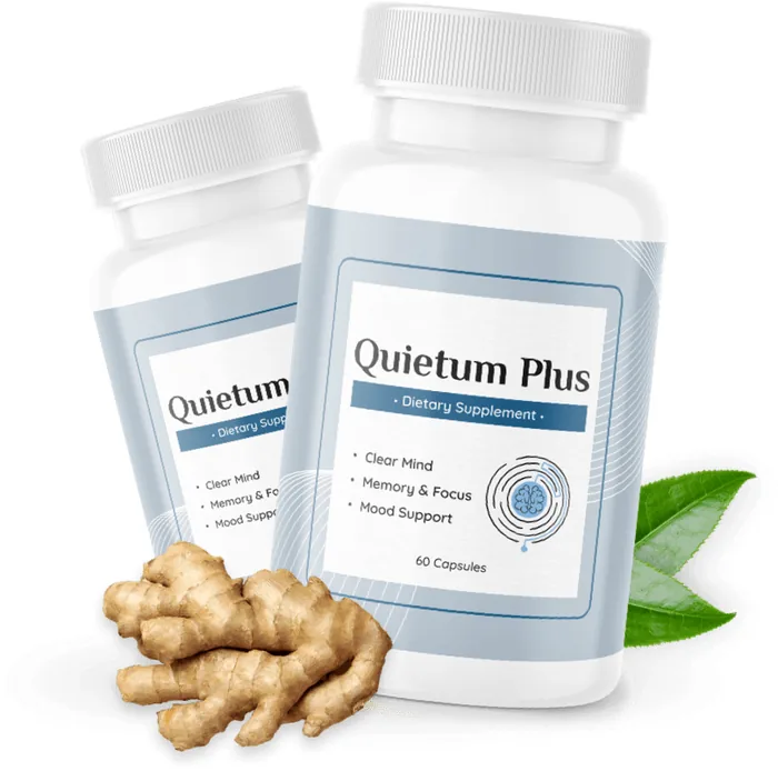Quietum Plus hearing support supplement bottles